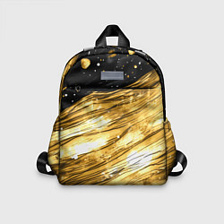 Детский рюкзак Золотой текстурный фон, цвет: 3D-принт