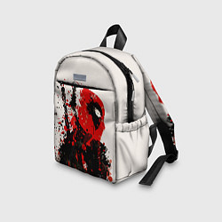 Детский рюкзак Дэдпул брызги, цвет: 3D-принт — фото 2