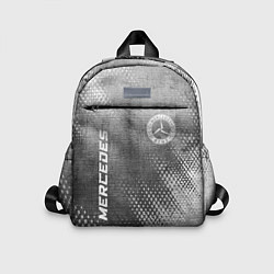 Детский рюкзак Mercedes - grey gradient вертикально