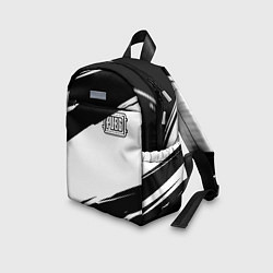 Детский рюкзак PUBG черно белые краски, цвет: 3D-принт — фото 2