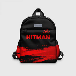 Детский рюкзак Hitman - red gradient посередине