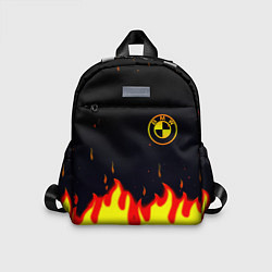 Детский рюкзак BMW огненный, цвет: 3D-принт