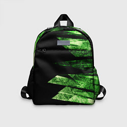 Детский рюкзак Color green black, цвет: 3D-принт