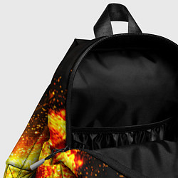 Детский рюкзак Боксер в огне, цвет: 3D-принт — фото 2