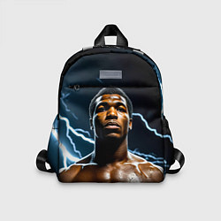 Детский рюкзак Мухаммед Али и молния, цвет: 3D-принт