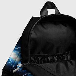 Детский рюкзак Волейбольный мяч и молния, цвет: 3D-принт — фото 2