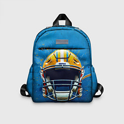 Детский рюкзак Шлем для американского футбола на синем
