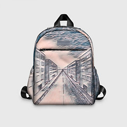 Детский рюкзак Сумрачный город, цвет: 3D-принт