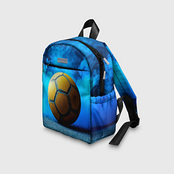 Детский рюкзак Гандбольный мяч синий дым, цвет: 3D-принт — фото 2