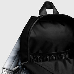 Детский рюкзак Скоростной бег на коньках в черном, цвет: 3D-принт — фото 2