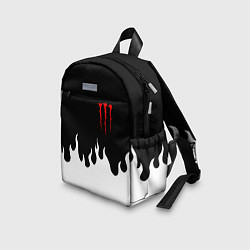 Детский рюкзак Monster energy red logo, цвет: 3D-принт — фото 2