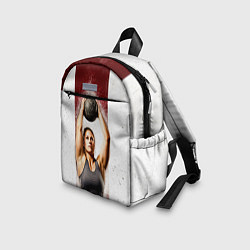 Детский рюкзак Толкательница ядра, цвет: 3D-принт — фото 2