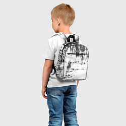 Детский рюкзак Color black and white, цвет: 3D-принт — фото 2