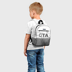 Детский рюкзак GTA - white gradient посередине, цвет: 3D-принт — фото 2