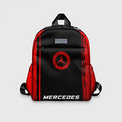Детский рюкзак Mercedes - red gradient по-центру