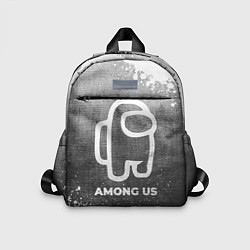 Детский рюкзак Among Us - grey gradient, цвет: 3D-принт
