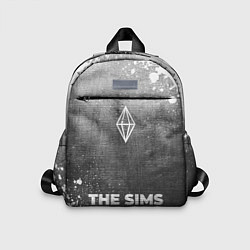 Детский рюкзак The Sims - grey gradient по-центру