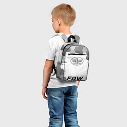 Детский рюкзак FAW - white gradient по-центру, цвет: 3D-принт — фото 2