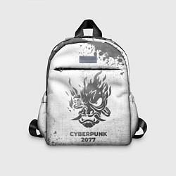 Детский рюкзак Cyberpunk 2077 - white gradient, цвет: 3D-принт