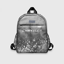 Детский рюкзак Chrysler - grey gradient посередине, цвет: 3D-принт