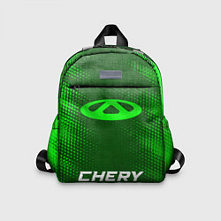 Детский рюкзак Chery - green gradient по-центру