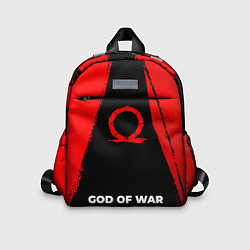 Детский рюкзак God of War - red gradient по-центру