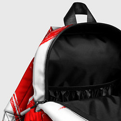 Детский рюкзак Детройт Ред Уингз - брызги красок, цвет: 3D-принт — фото 2