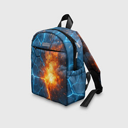 Детский рюкзак Взрыв из объемных плит, цвет: 3D-принт — фото 2