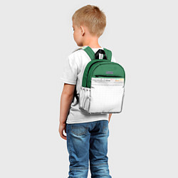 Детский рюкзак Таблица Excel текстура, цвет: 3D-принт — фото 2