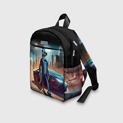 Детский рюкзак Бендер с пистолетом - Нью-Йоркская мафия, цвет: 3D-принт — фото 2