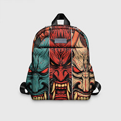 Детский рюкзак Demons Oni - neuroart, цвет: 3D-принт