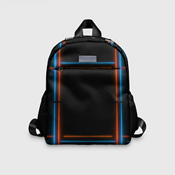 Детский рюкзак Neon black red blue, цвет: 3D-принт