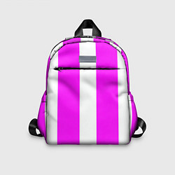 Детский рюкзак Color white pink line, цвет: 3D-принт