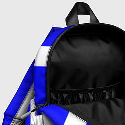 Детский рюкзак Color white blue line, цвет: 3D-принт — фото 2