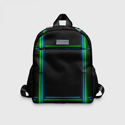 Детский рюкзак Neon green light blue