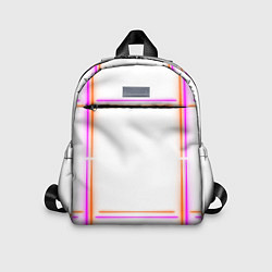 Детский рюкзак Neon white orange pink