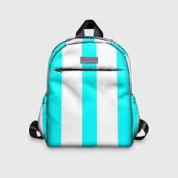 Детский рюкзак Color light blue white lines