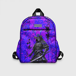 Детский рюкзак Призрак самурай - неоновые краски, цвет: 3D-принт