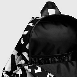 Детский рюкзак Doom x half life pattern, цвет: 3D-принт — фото 2