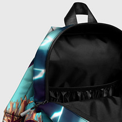 Детский рюкзак Бендер рок гитарист - группа Футурама, цвет: 3D-принт — фото 2