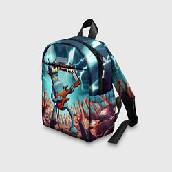 Детский рюкзак Бендер рок гитарист - группа Футурама, цвет: 3D-принт — фото 2