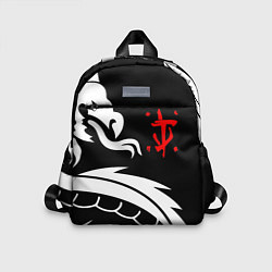 Детский рюкзак Doom dragon steel, цвет: 3D-принт