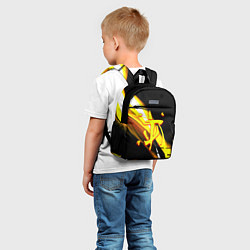 Детский рюкзак Doom геометрия из полос, цвет: 3D-принт — фото 2