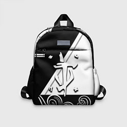 Детский рюкзак Doom стильная геометрия, цвет: 3D-принт