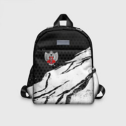 Детский рюкзак Федерация бокса России - белый затертый, цвет: 3D-принт