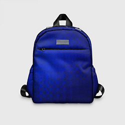 Детский рюкзак Синий с затемнением текстура, цвет: 3D-принт