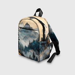 Детский рюкзак Японские горы и туман, цвет: 3D-принт — фото 2