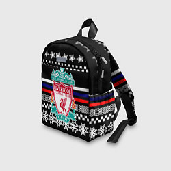 Детский рюкзак Ливерпуль текстура триколор зима, цвет: 3D-принт — фото 2