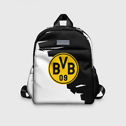 Детский рюкзак Borussia черно белая геометрия