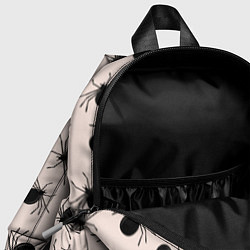 Детский рюкзак Паттерн с черными жуками, цвет: 3D-принт — фото 2